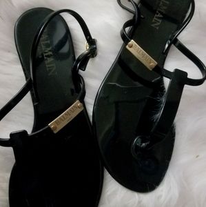 Balmain jelly sandals